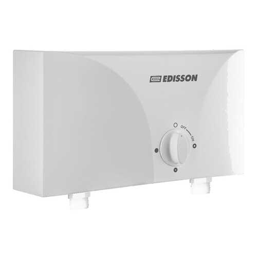 Водонагреватель проточный Edisson Viva 3500 white в Корпорация Центр