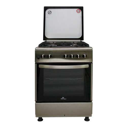 Газовая плита DeLuxe 606040.24-000Г (КР) ЧР Silver в Корпорация Центр