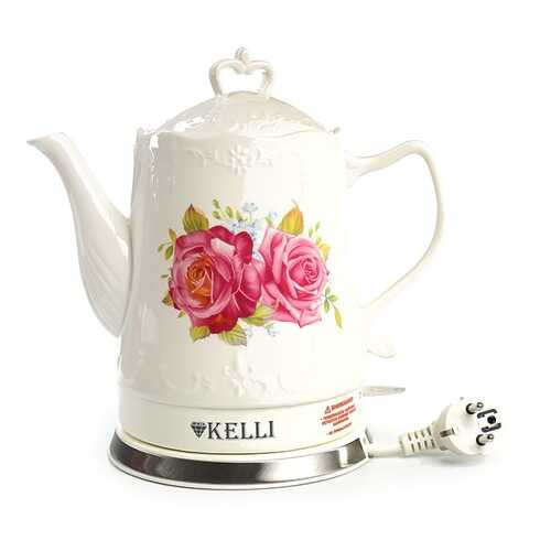 Чайник электрический Kelli KL-1339 White Flower в Корпорация Центр