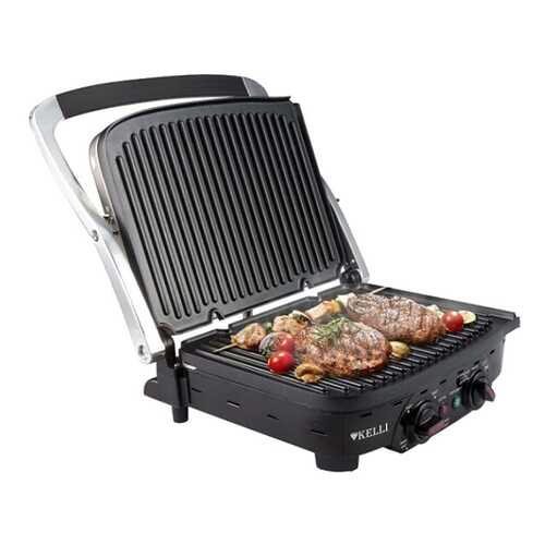 Электрогриль Kelli KL-1353 Silver/Black в Корпорация Центр