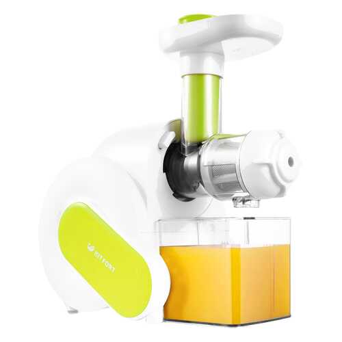 Соковыжималка шнековая Kitfort КТ-1110-1 white/green в Корпорация Центр