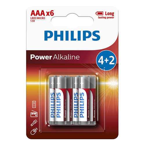 Батарейка Philips LR03P6BP/10 Power 6 шт в Корпорация Центр