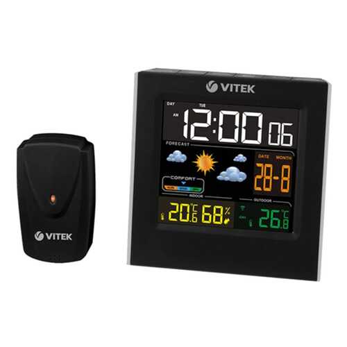 Беспроводная метеостанция Vitek VT-6411 Черный в Корпорация Центр