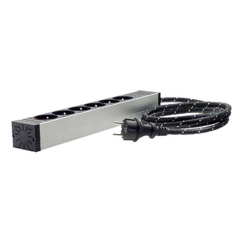 Сетевой фильтр In-Akustik AC-1502-P6, 6 розеток, 1,5 м, Silver/Black в Корпорация Центр