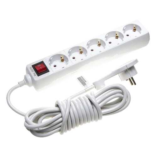 Удлинитель СВЕТОЗАР SV-55055-5-C, 5 розеток, 5 м, White в Корпорация Центр