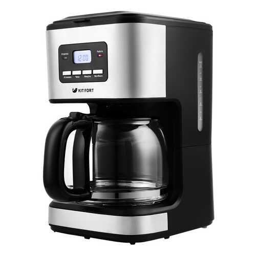 Кофеварка капельного типа Kitfort КТ-719 Black/Silver в Корпорация Центр