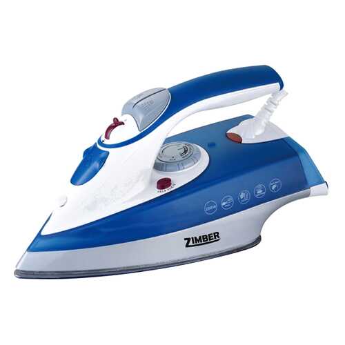 Утюг Zimber ZM-10809 White/Blue в Корпорация Центр