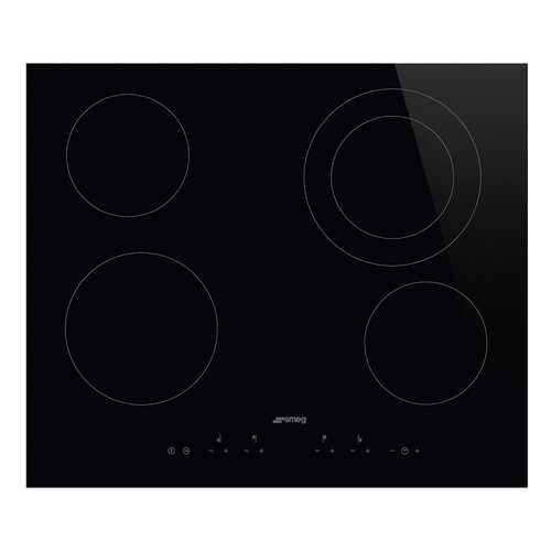 Встраиваемая варочная панель электрическая Smeg SE364ETD Black в Корпорация Центр