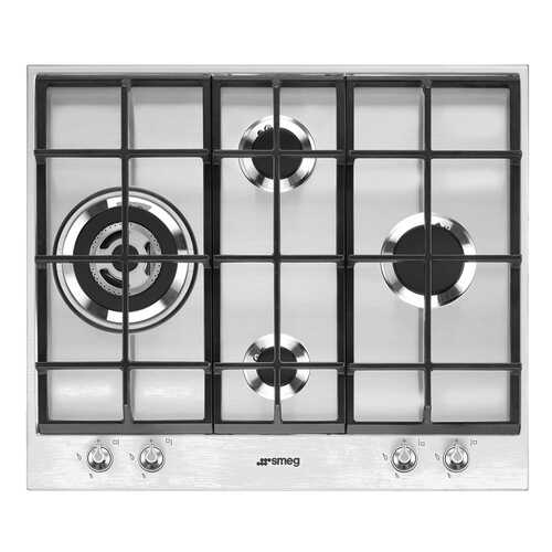 Встраиваемая варочная панель газовая Smeg PX164L Silver в Корпорация Центр