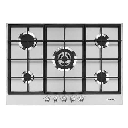 Встраиваемая варочная панель газовая Smeg PX175 Silver в Корпорация Центр