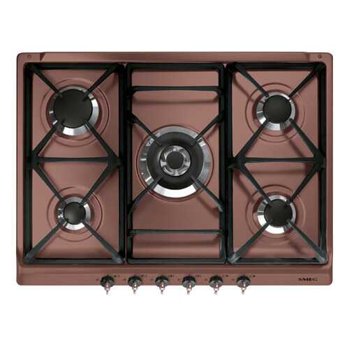 Встраиваемая варочная панель газовая Smeg SPR876RAGH Brown в Корпорация Центр